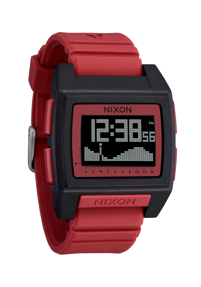 Nixon Base Tide Pro Black / Hot Sauce A1307-5365-00