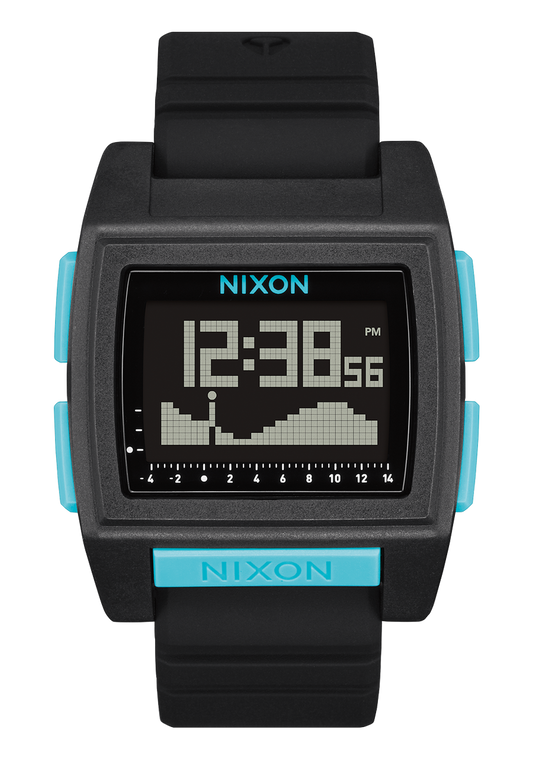 Nixon Base Tide Pro All Black / Blue A1307-602-00