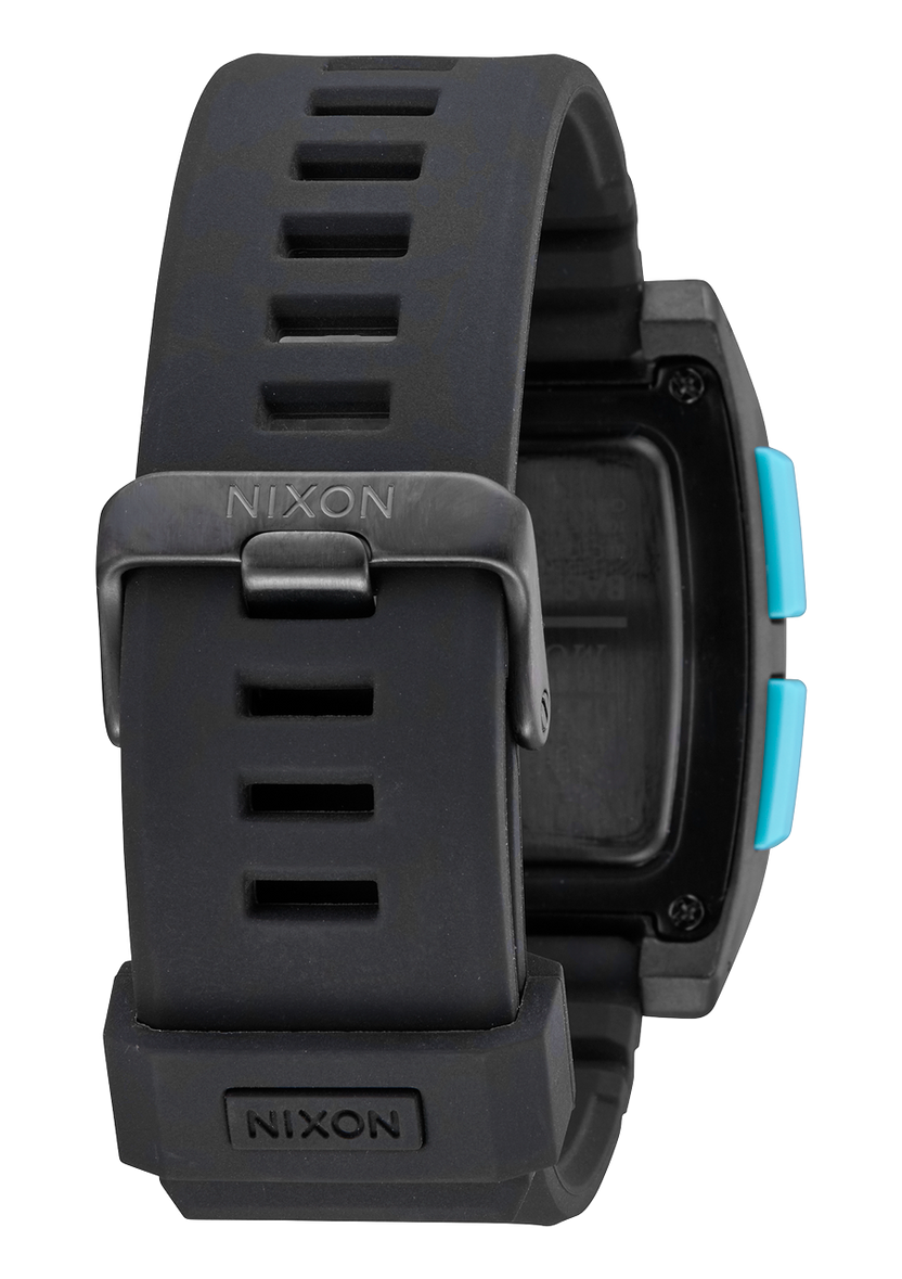 Nixon Base Tide Pro All Black / Blue A1307-602-00