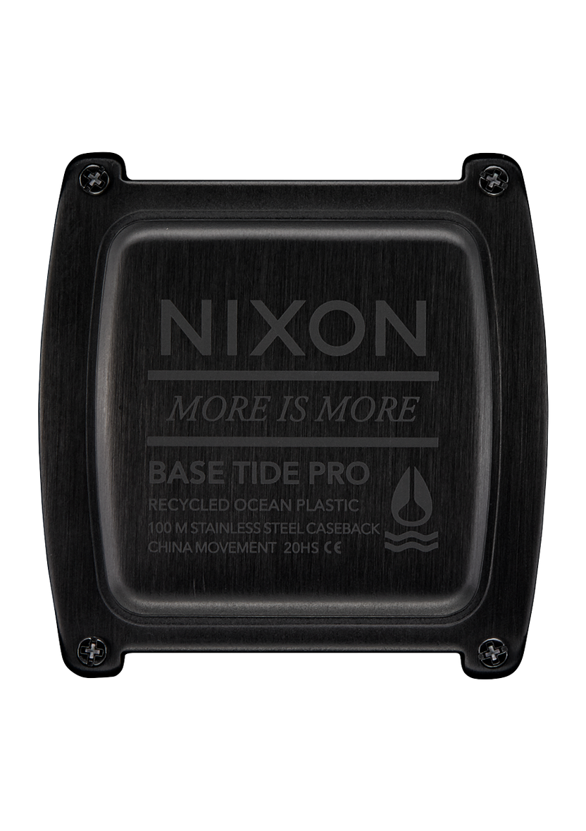 Nixon Base Tide Pro All Black / Blue A1307-602-00
