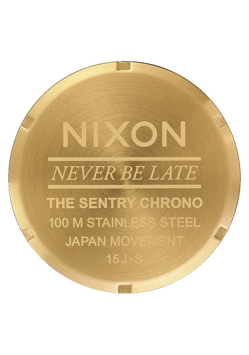 Nixon SENTRY CHRONO A1390 510-00 ALL GOLD 42mm