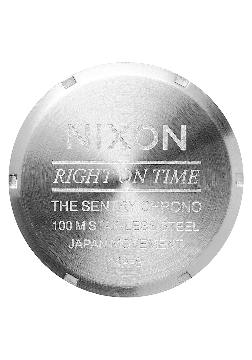 Nixon Sentry Chrome/Cloud Sunray/Black A1391-5267-00 42mm
