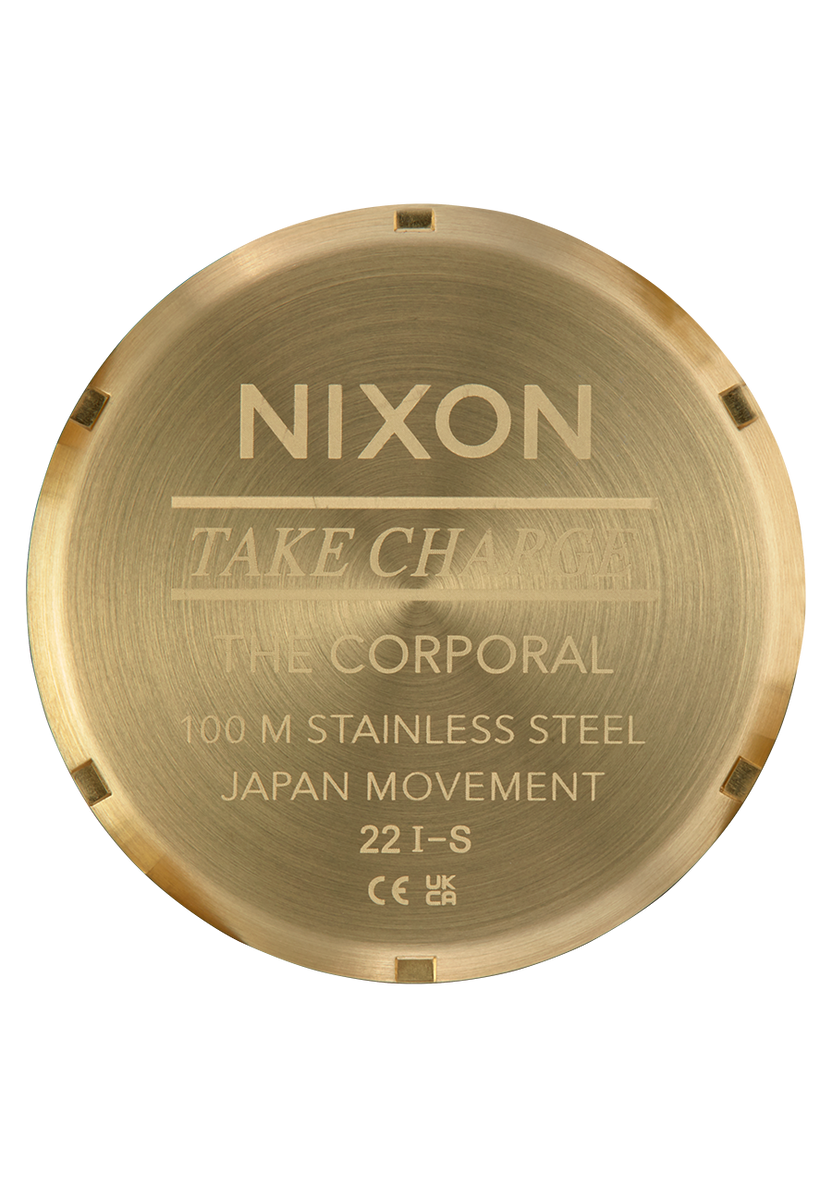 Nixon Corporal Yellow Gold/Black A346-5163-00 48mm