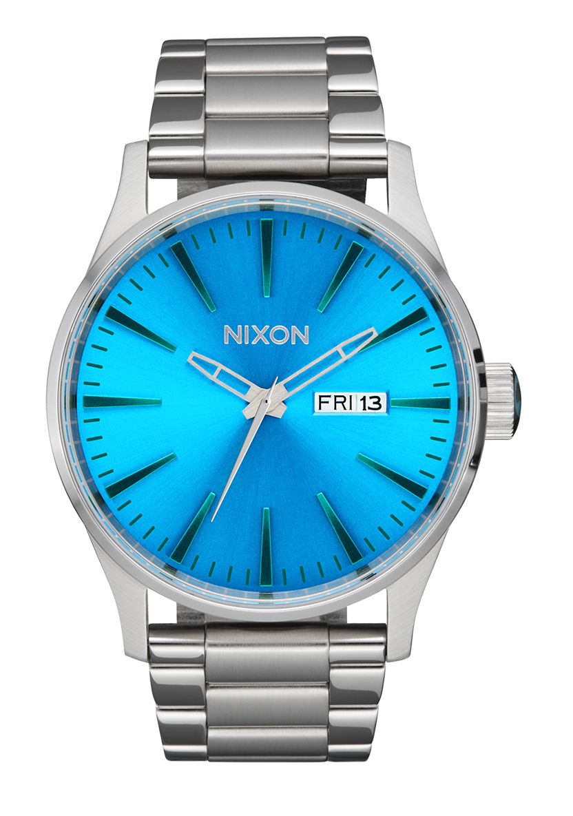 Nixon SENTRY A356 5309-00 SILVER/BYRON BLUE OMBRE