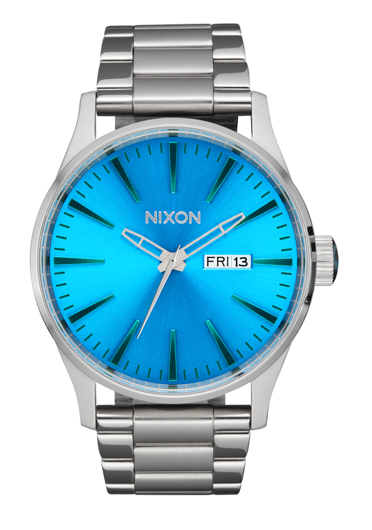 Nixon SENTRY A356 5309-00 SILVER/BYRON BLUE OMBRE