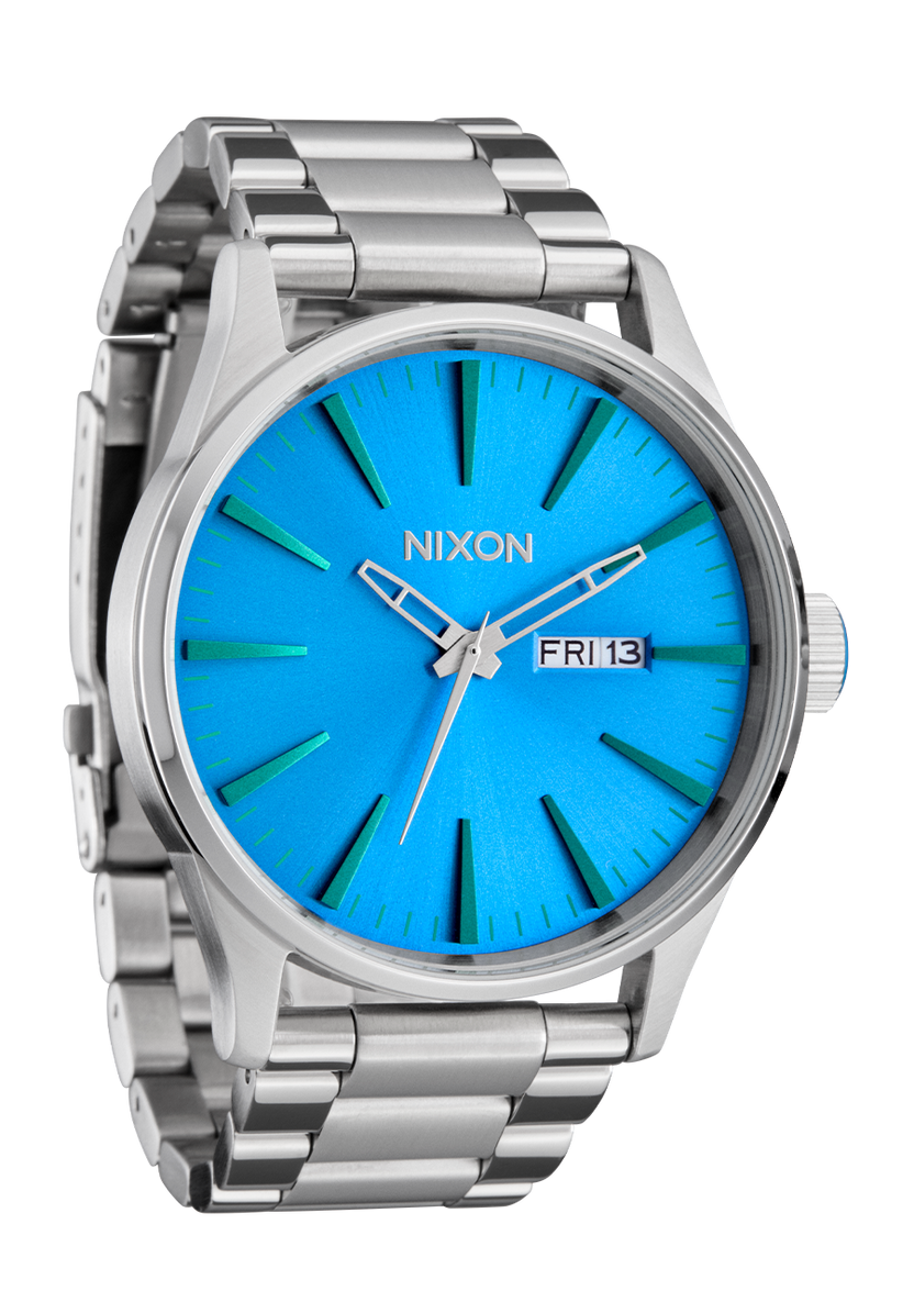 Nixon SENTRY A356 5309-00 SILVER/BYRON BLUE OMBRE