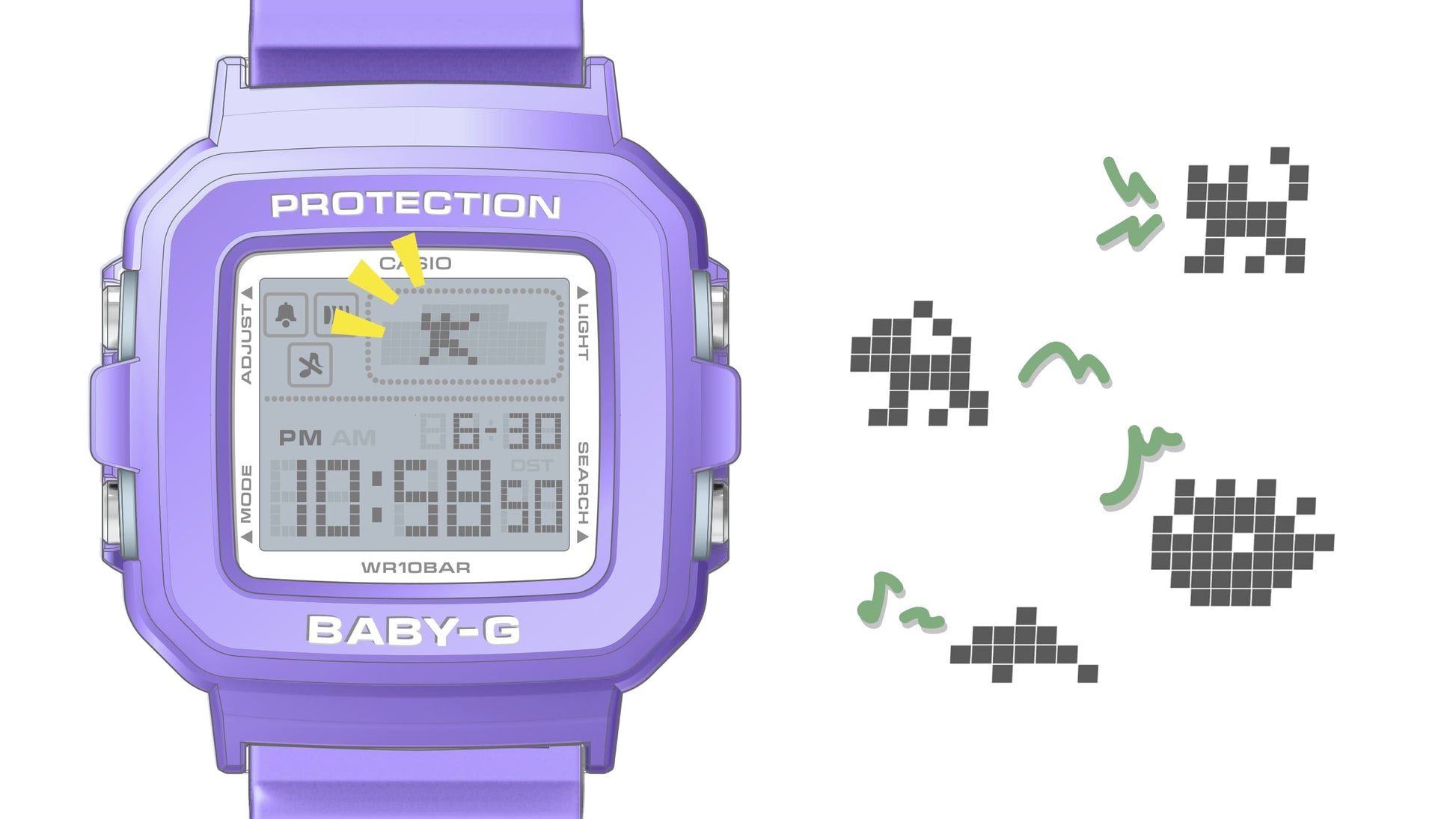 G-Shock BABY-G＋PLUS BGD-10 Series BGD10K-6