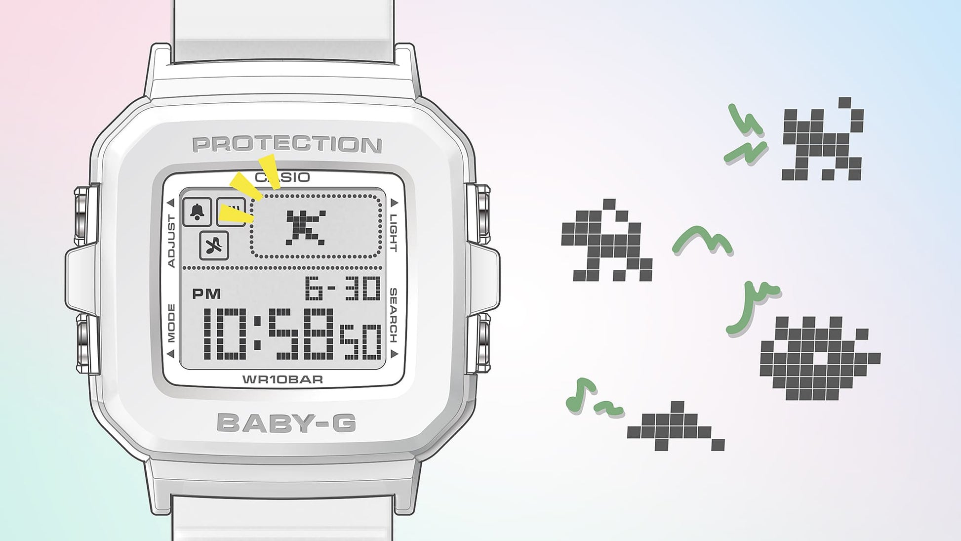 G-Shock BABY-G＋PLUS BGD-10 Series BGD10L-4