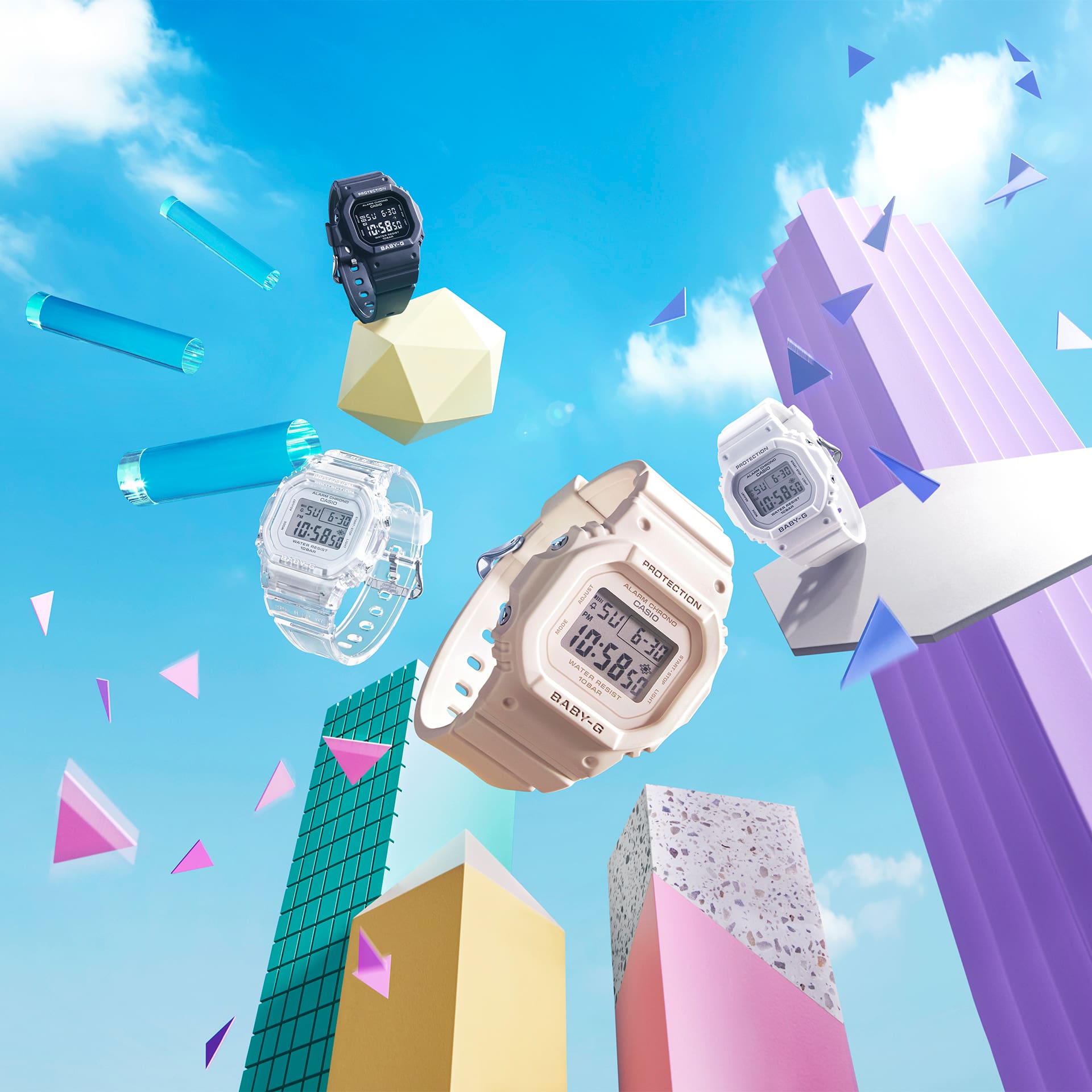 G-Shock The classic BABY-G square Women Watch BGD565-4