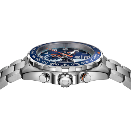Tag Heuer Formula 1 Chronograph X Gulf Quartz Steel Watch CAZ101AT