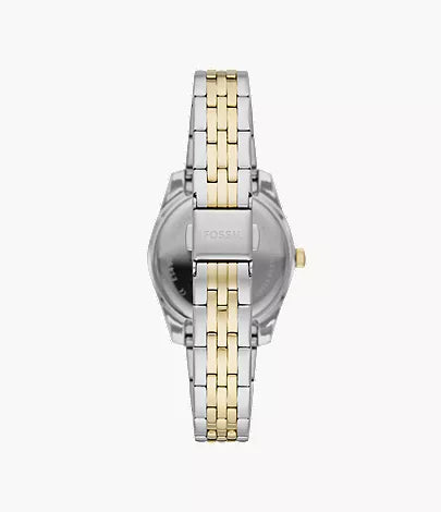Fossils Scarlette Three-Hand Date Two-Tone Stainless Steel Watch ES4949