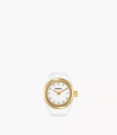 Fossils Watch Ring Two-Hand Gold-Tone Stainless Steel ES5412