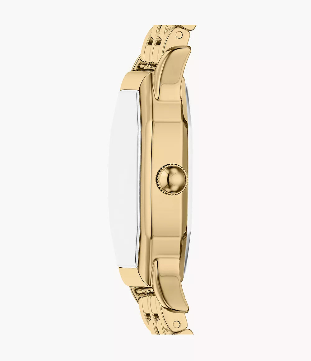 Fossils Harlow Three-Hand Gold-Tone Stainless Steel Watch ES5451