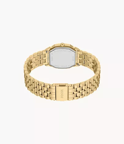 Fossils Harlow Three-Hand Gold-Tone Stainless Steel Watch ES5451