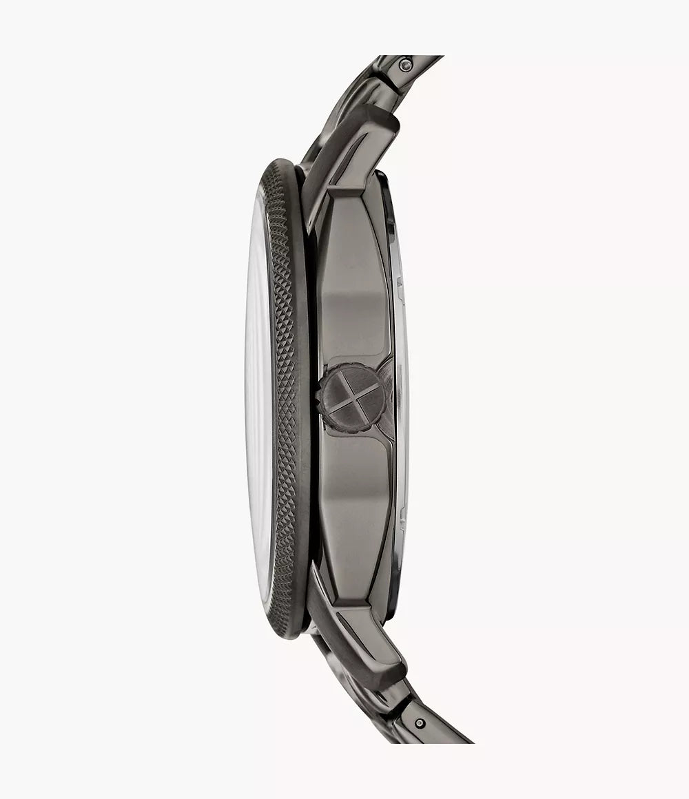 Fossils Machine Smoke Stainless Steel Watch FS4774