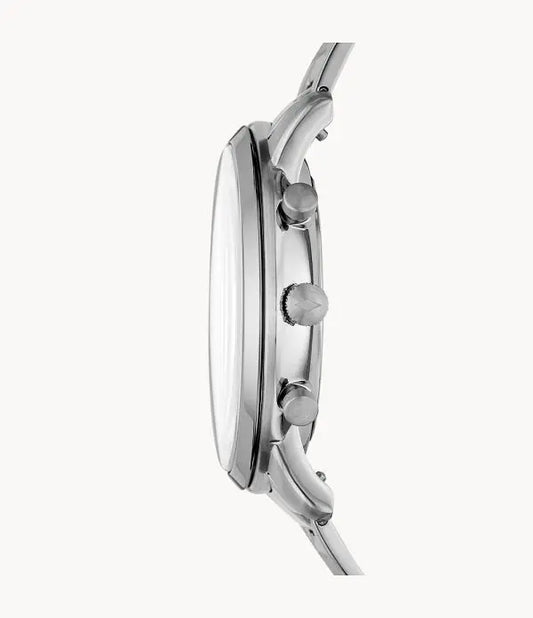 Fossil Men’s Chronograph Quartz Silver Stainless Steel Watch FS5433