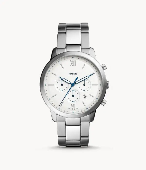 Fossil Men’s Chronograph Quartz Silver Stainless Steel Watch FS5433