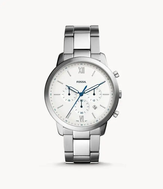 Fossil Men’s Chronograph Quartz Silver Stainless Steel Watch FS5433