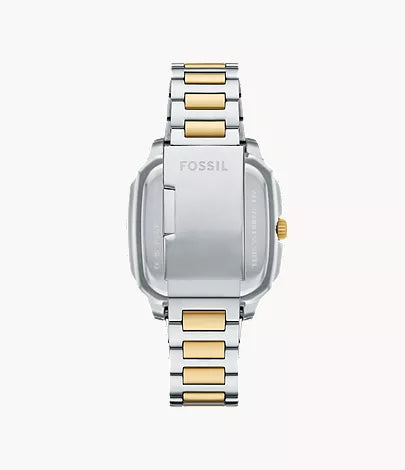 Fossil Crosby Three-Hand Date Two-Tone Stainless Steel Watch FS6123