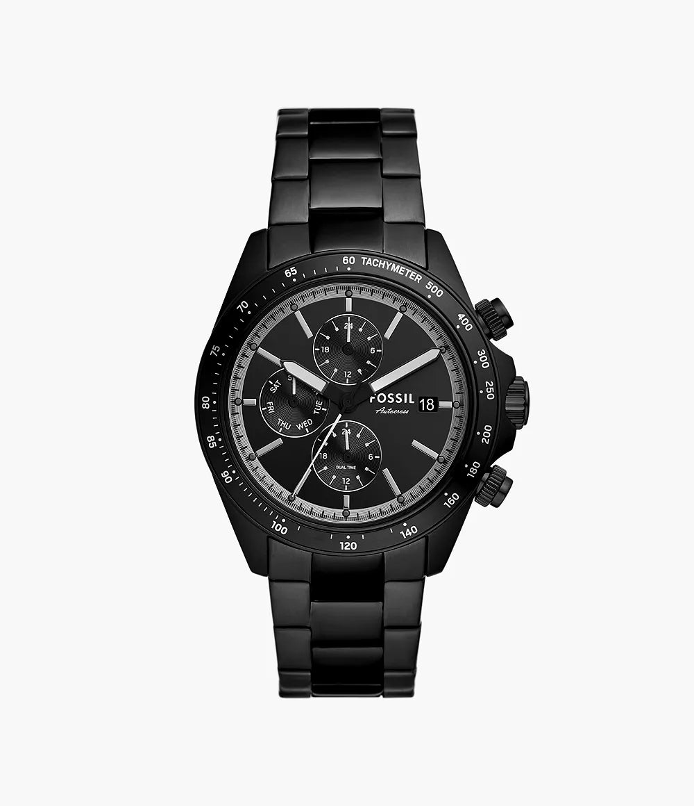 Fossil AutocrossMultifunction Black Steel FS6125