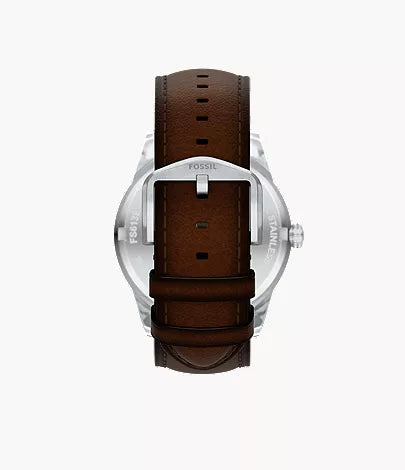 Fossils Pearson Multifunction Brown Leather Watch FS6137