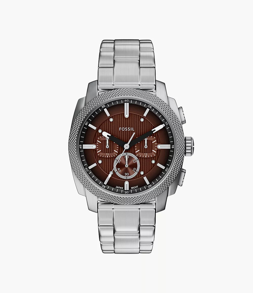 Fossils Machine Chronograph Stainless Steel Watch FS6144