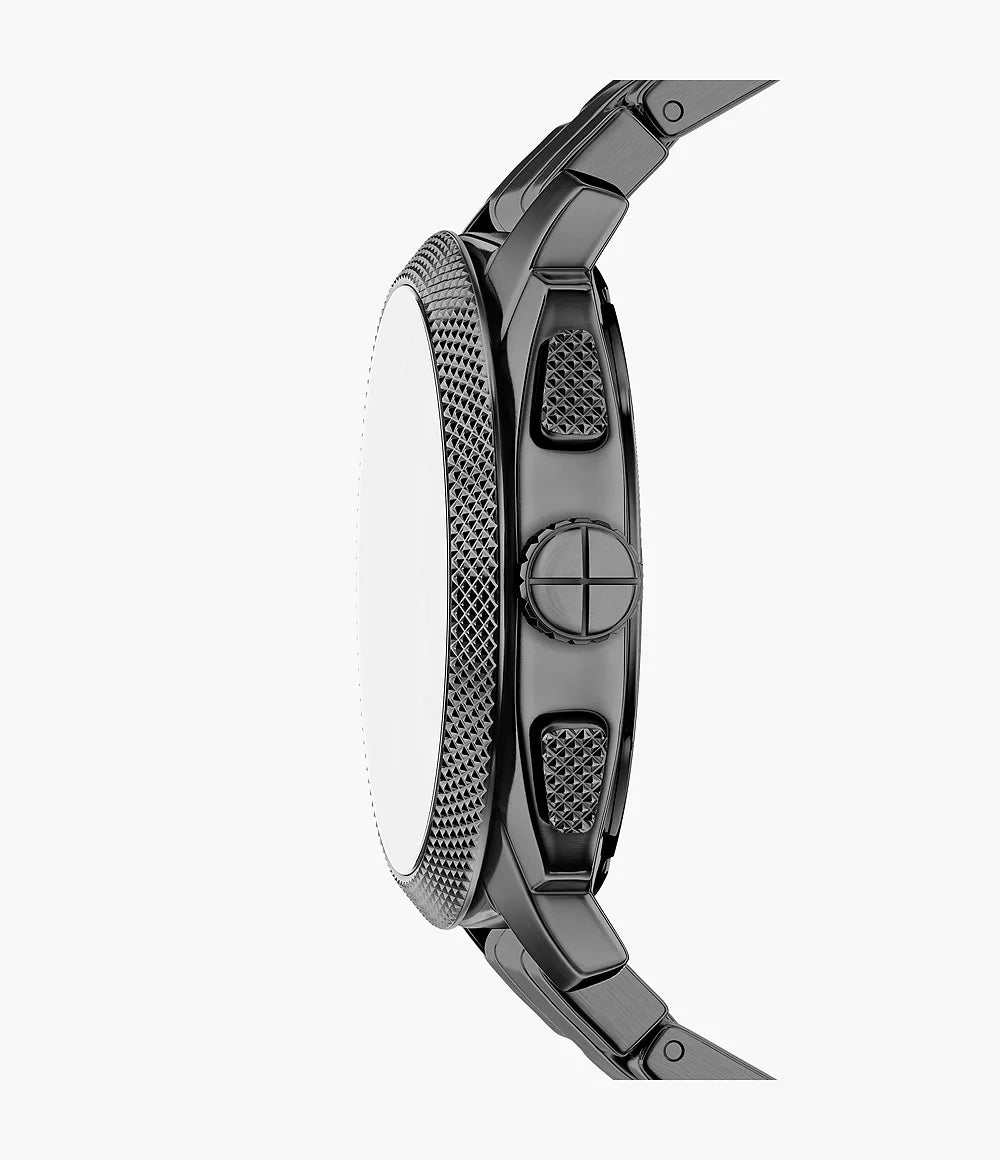 Fossils Machine Chronograph Smoke Stainless Steel Watch FS6160