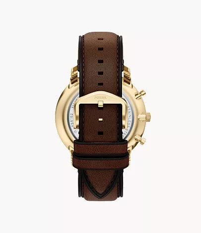 Fossils Neutra Chronograph Brown Leather Watch FS6162