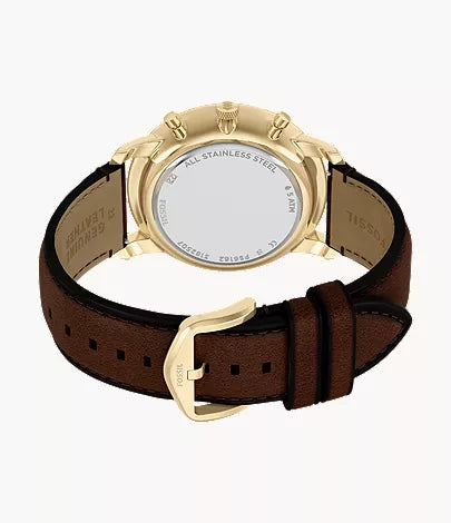 Fossils Neutra Chronograph Brown Leather Watch FS6162