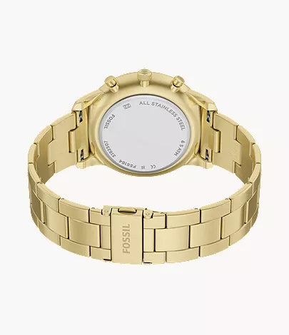 Fossils Neutra Chronograph Gold-Tone Stainless Steel Watch FS6164