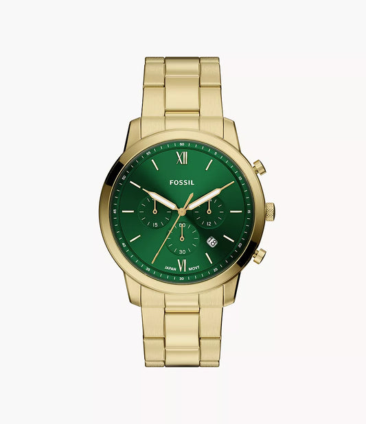 Fossils Neutra Chronograph Gold-Tone Stainless Steel Watch FS6164