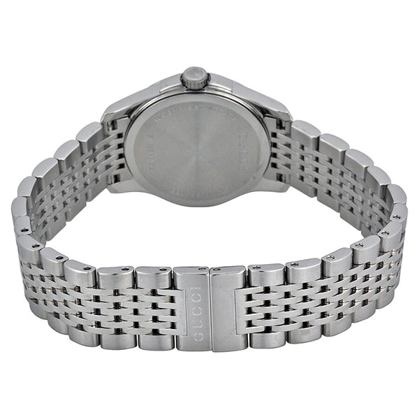 Gucci G-Timeless Silver Stainless Steel Black Mother of pearl 27mm YA126505