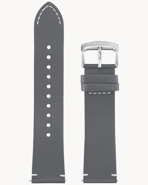 Citizen Gray Leather Strap (22mm) 59-0032H-02