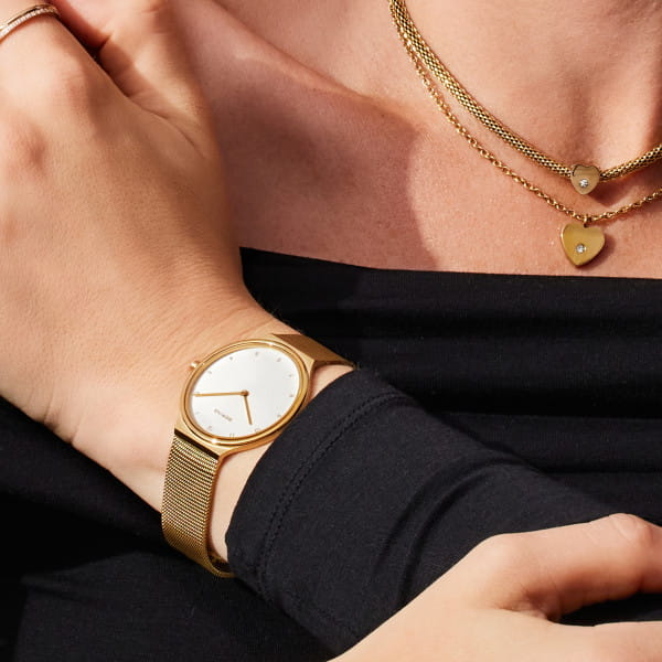 Bering Ultra Slim Polished/Brushed Gold 18434-334-US