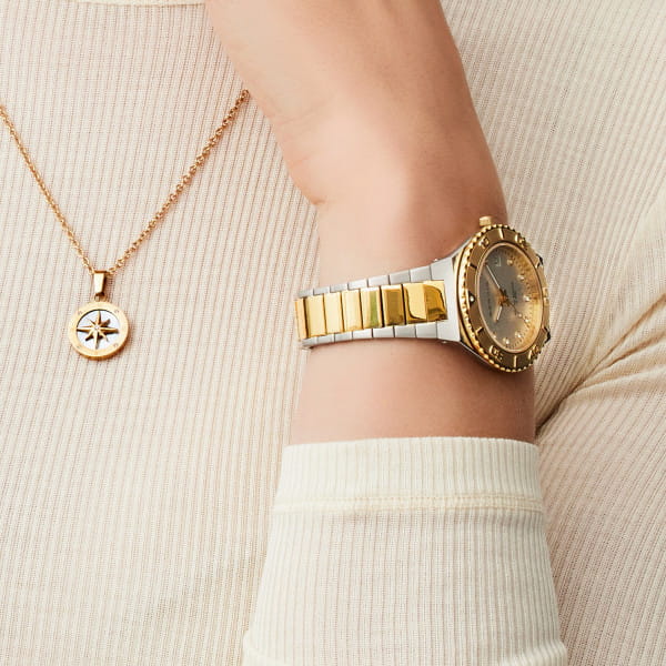 Bering Classic silver/polished/brushed gold 18936-710-US