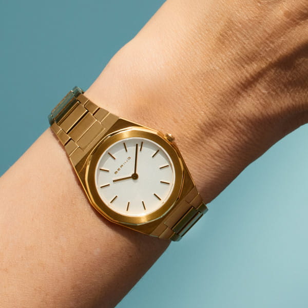 Bering Classic oro pulido/cepillado 19632-730-US