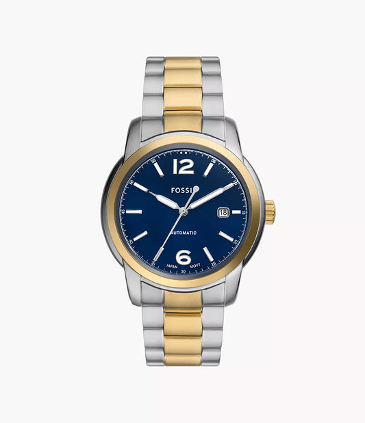 Fossils Heritage Automatic Two-Tone Stainless Steel Watch ME3230