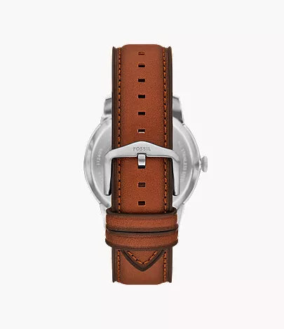 Fossils Townsman Automatic Brown Leather Watch ME3265