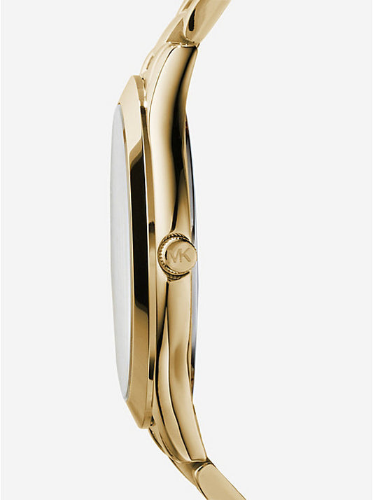 Michael Kors Runway slim watch in gold stainless steel MK3179