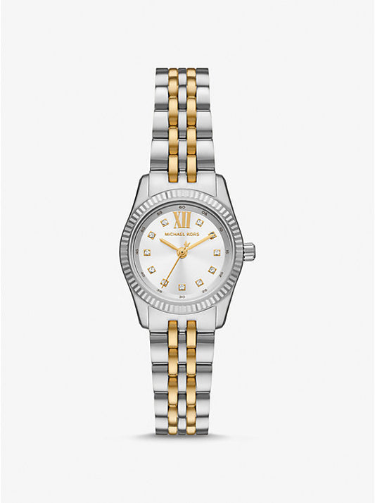 Michael Kors Lexington Petite Two-Tone Pave Watch MK4740