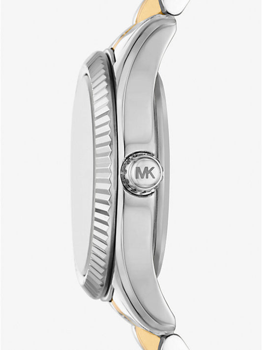 Michael Kors Lexington Petite Two-Tone Pave Watch MK4740