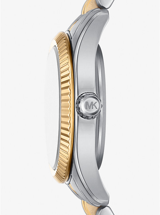 Michael Kors Lexington Two-Tone Pavé Watch and Bracelet Gift Set MK4815SET