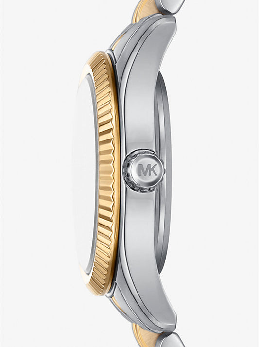 Michael Kors Lexington Two-Tone Pavé Watch and Bracelet Gift Set MK4815SET