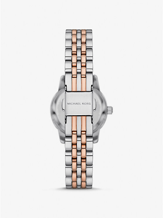 Michael Kors Lexington Two-Tone Pave Watch and Bracelet Gift Set MK4817SET