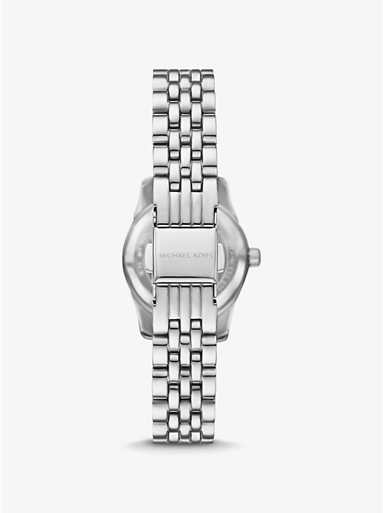Michael Kors Lexington Small Silver-Tone Pave Watch MK4843