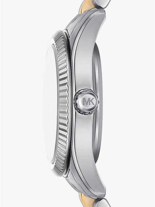 Michael Kors Lexington Mini Two-Tone Pave Watch MK4865