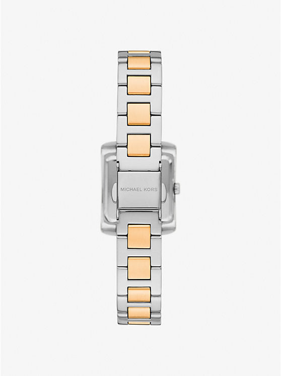 Michael Kors Emery Small Two-Tone Watch with Pave MK4882