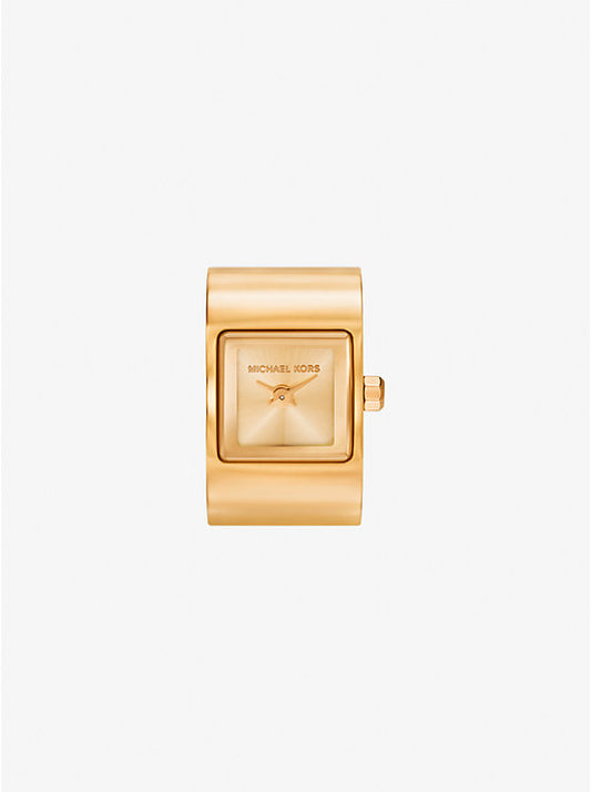 Michael Kors Darrington Gold-Tone Ring Watch MK4883