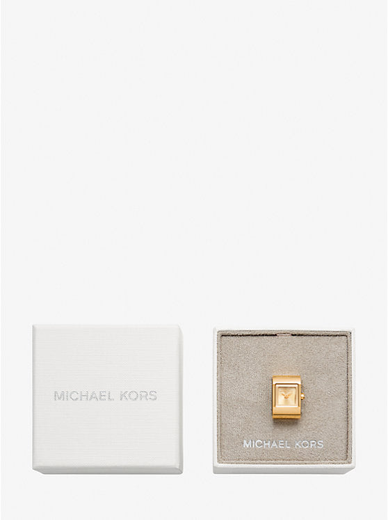 Michael Kors Darrington Gold-Tone Ring Watch MK4883