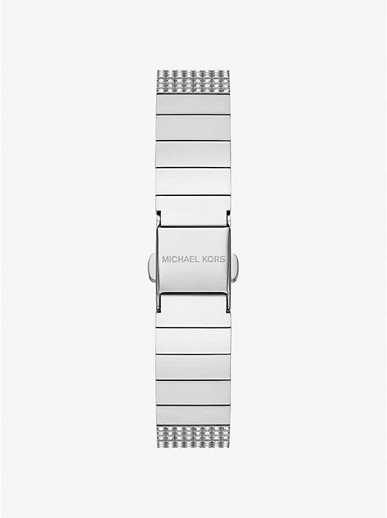 Michael Kors Darrington mini watch in silver tone with pave MK4886